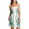 image:imageFloerns Womens Tropical Cami Dress Spaghetti Strap Beach Vacation Short DressesGreen