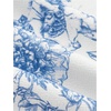 image:imageFloerns Womens 2 Piece Outfit Floral Print Tie Front Cami Top with Skirt SetBlue and White