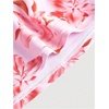 image:imageFloerns Womens 2 Piece Swimsuits Floral Ruched Halter Bikini Tie Side Bathing SuitCoral Pink