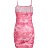 image:imageFloerns Womens Maternity Floral Print Tie Shoulder Stretch Cami Slip DressHot Pink