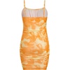 image:imageFloerns Womens Maternity Floral Print Tie Shoulder Stretch Cami Slip DressLight Yellow