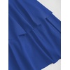 image:imageFloerns Womens Mini Dress Off The Shoulder Metal Floral Sleeveless Layered Hem Going Out DressesRoyal Blue