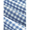 image:imageFloerns Womens Plaid Ruched Bust Sleeveless Vintage Bowknot Pleated Short DressesBlue and White