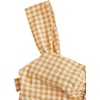 image:imageFloerns Womens Plaid Ruched Bust Sleeveless Vintage Bowknot Pleated Short DressesYellow