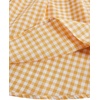 image:imageFloerns Womens Plaid Ruched Bust Sleeveless Vintage Bowknot Pleated Short DressesYellow