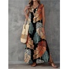 image:imageFloerns Womens Sleeveless Floral Tank Dress Crew Neck Beach Tunic Tank DressesBlack Multi