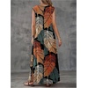 image:imageFloerns Womens Sleeveless Floral Tank Dress Crew Neck Beach Tunic Tank DressesBlack Multi