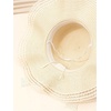 image:imageFloerns Womens Summer Bow Tie Straw Hats Wide Brim Foldable Sun Protection Floppy Beach HatBeige