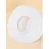 image:imageFloerns Womens Summer Bow Tie Straw Hats Wide Brim Foldable Sun Protection Floppy Beach HatWhite Ivory
