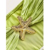 image:imageFloerns Womens Summer Mini Dress Cut Out Sleeveless Starfish Metal Beach A Line DressGreen