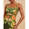 image:imageFloerns Womens Tropical Bow Tie Back Long Dress Sleeveless Split Vacation Maxi DressMulticolor