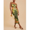 image:imageFloerns Womens Tropical Bow Tie Back Long Dress Sleeveless Split Vacation Maxi DressMulticolor
