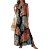 image:imageFloerns Womens Sleeveless Floral Tank Dress Crew Neck Beach Tunic Tank DressesBlack Multi