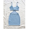 image:imageFloerns Womens Boho Knitted Cut Out Bodycon Dress Starfish Decor Backless Cami Mini DressBlue