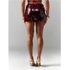 image:imageFloerns Womens Shiny Sequin Bodycon Mini Skirt Low Rise Night Out Party SkirtsRed