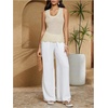 image:imageFloerns Womens Going Out Sleeveless Knitted Sweater Vest Sparkly Sequin Tank TopsGold
