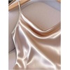 image:imageFloerns Womens Silk Satin Cowl Neck Cami Top Spaghetti Strap Dressy Casual CamisoleApricot