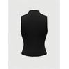 image:imageFloerns Womens Y2k Punk Cross Tank Tops Mock Neck Sleeveless Grunge Gothic ClothesBlack