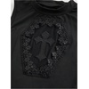 image:imageFloerns Womens Y2k Punk Cross Tank Tops Mock Neck Sleeveless Grunge Gothic ClothesBlack