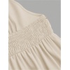 image:imageFloerns Womens Plus Size Halter Maxi Dress Sleeveless Tiered Ruffle Flowy Summer Spring Beach Vacation DressesApricot
