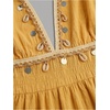 image:imageFloerns Womens Plus Size Halter Maxi Dress Sleeveless Tiered Ruffle Flowy Summer Spring Beach Vacation DressesOrange Yellow