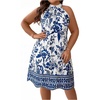 Blue White Multi
