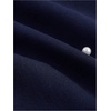 image:imageFloerns Womens Cute Bowknot Halter Dress Pearl Beaded Ruffle Hem Party Mini DressesDark Blue