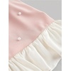 image:imageFloerns Womens Cute Bowknot Halter Dress Pearl Beaded Ruffle Hem Party Mini DressesPink