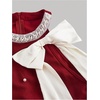 image:imageFloerns Womens Cute Bowknot Halter Dress Pearl Beaded Ruffle Hem Party Mini DressesRed