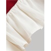 image:imageFloerns Womens Cute Bowknot Halter Dress Pearl Beaded Ruffle Hem Party Mini DressesRed