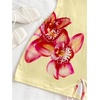 image:imageFloerns Womens Floral Print Tie Backless Halter Dress Bodycon Slit Summer Vacation Mini DressesYellow Floral