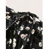 image:imageWomens Plus Size Boho Milkmaid Dress Bow Tie Holiday Flowy Floral Mini DressBlack