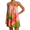 image:imageFloerns Womens One Shoulder Floral Dress Sleeveless Summer Vacation Flowy Mini DressesGreen