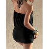 image:imageFloerns Womens Cut Out Halter Dress Sleeveless Ruched Date Night Dresses  Bodycon Mini Party Country Concert Club OutfitsBlack