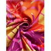 image:imageFloerns Womens Summer Tropical Twist Front Ruched Ruffle Hem Bodycon Dress  Floral Print Sleeveless Hawaiian Vacation Outifits Boho Cami DressesOrange