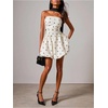 image:imageFloerns Womens Cute Summer Polka Dots Strapless Tube Mini DressesWhite