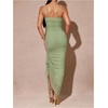 image:imageFloerns Womens Elegant Mesh Ruched Ruffle Wedding Guest Cocktail DressesMint Green