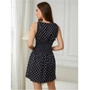 image:imageFloerns Womens Gingham A Line Dress Mini Checkered Elegant DressesBlack