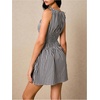image:imageFloerns Womens Gingham A Line Dress Mini Checkered Elegant DressesBlack and White