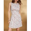 image:imageFloerns Womens Gingham A Line Dress Mini Checkered Elegant DressesPink Multi
