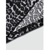 image:imageFloerns Womens Leopard Print Sleeveless Tube Top Club Dress Split Bodycon Mini DressBlack