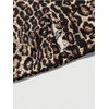 image:imageFloerns Womens Leopard Print Sleeveless Tube Top Club Dress Split Bodycon Mini DressBrown
