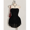 image:imageFloerns Womens Plus Size Y2k Mesh Strapless Mini DressBlack
