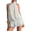 White Polka Dots