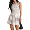 White Polka Dots