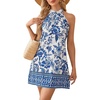 Blue White Ivory