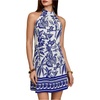 Blue White Tropical
