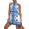 Blue and White