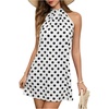White Polka Dots