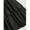 image:imageFloerns Womens Off The Shoulder Metal Floral Layered Hem Mini DressesBlack
